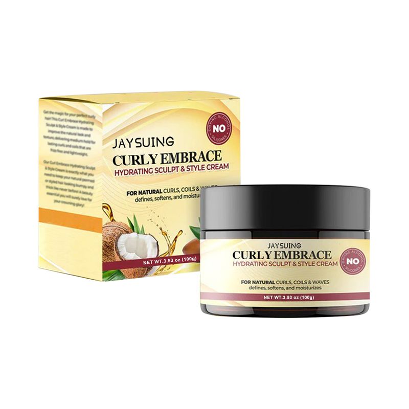Jaysuing Moisturizing Styling Cream Repairs Hair Frizzy, Curly, Fluffy, Setting, Moisturizing, and Radiant_voghion.com