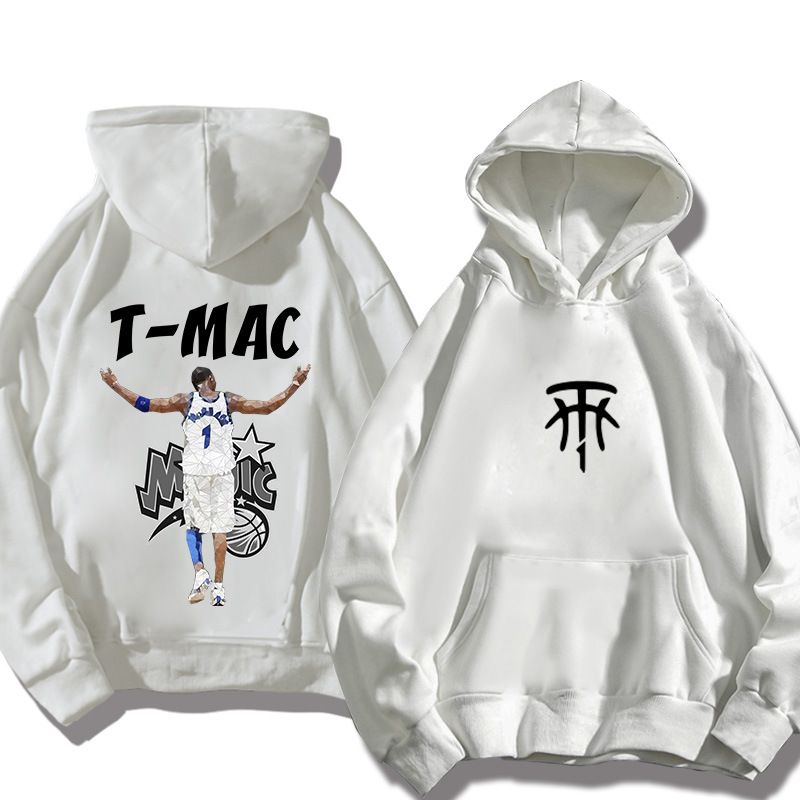370G Basketball Sports Mcgrady Back Long Sleeved Hoodie, Unisex Autumn/Winter Loose Fitting Trendy Shirt_voghion.com