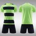 22-23 Light Plate short sleeved adult shimmering green football set team jersey_voghion.com