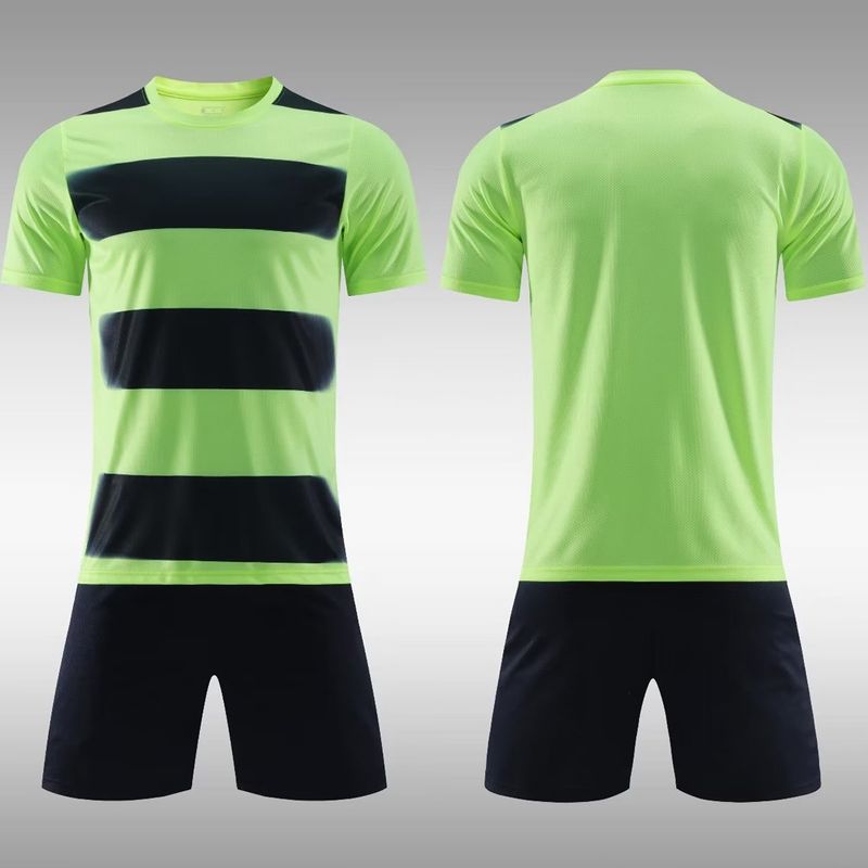Maglia da calcio verde scintillante a maniche corte per adulti Light Plate 22-23_voghion.com