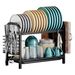 Kitchen Storage Rack Dish Rack Drain Rack Storage Rack Household Single-Layer Table-Type Water Filter Bowl and Dish Rack for Bowl and Chopsticks Stora_voghion.com