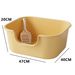 Cat Large Semi Enclosed Toilet Anti External Splashing Excrement Huge Space Circulation Basin Sending Cat Litter Shovel_voghion.com