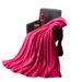 Thickened Solid Farley Coral Veet Pet Flannel Blanket, Plain Color Children's Blanket_voghion.com