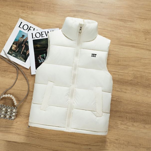 Außenhandel Baumwollweste 2025 Herbst und Winter Große Größe Herren und Damen Gleiche Weste Verdickte warme Sport-Stehkragenweste_voghion.com