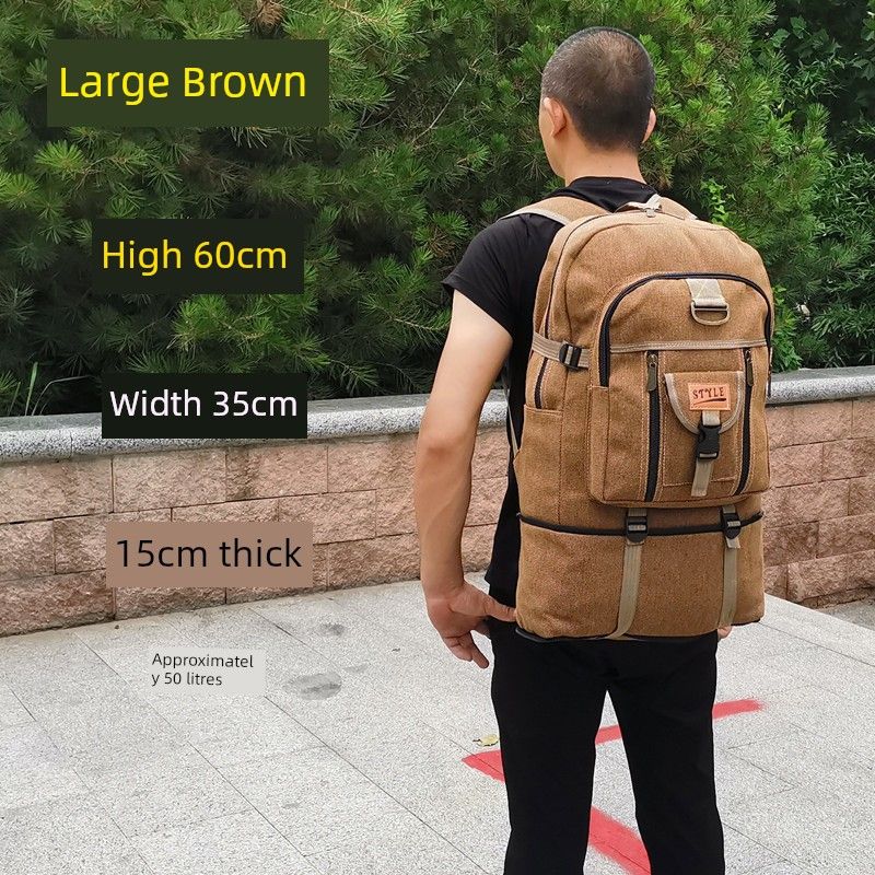 Lässiger Retro-Canvas-Rucksack für Damen mit großem Fassungsvermögen_voghion.com