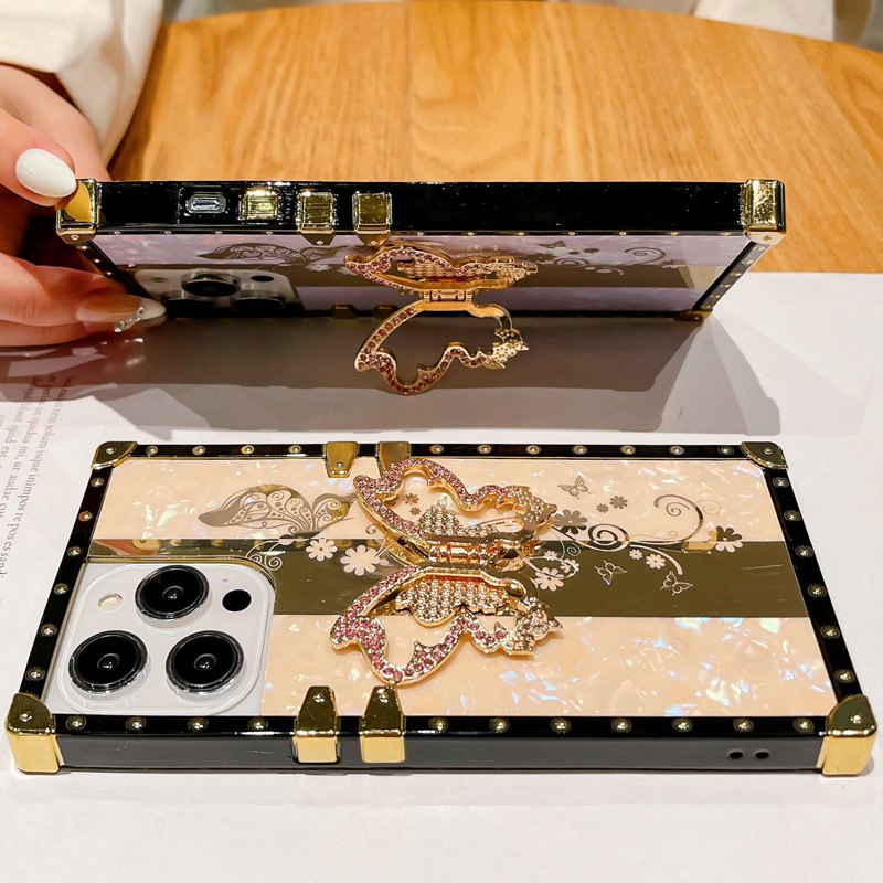 Glitter Butterfly Case For Samsung Galaxy S23 S22 Ultra S21FE S20FE A54 A53 A33 A13 A51 A52S A32 A71 S10 Shockproof Soft Cover_voghion.com