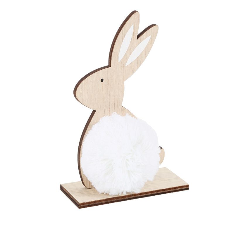 Home Decoration Laser Cutting Desktop Wooden Crafts Ornaments Easter_voghion.com