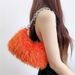 Plush Handbags, Fur Underarm Bags, Shoulder Bags, Chain Bags, Evening Bags_voghion.com