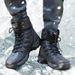 Brand Warm Plush Snow Boots High Top Waterproof Men's Boots Winter Desert Boots Outdoor Anti-Slip Ankle Boots Combat Army Boots_voghion.com