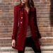 Women's Clothing Double-Breasted Wool Coat Long Trench Coat With Pockets Slim Fit Casual Fall Winter Jacket_voghion.com