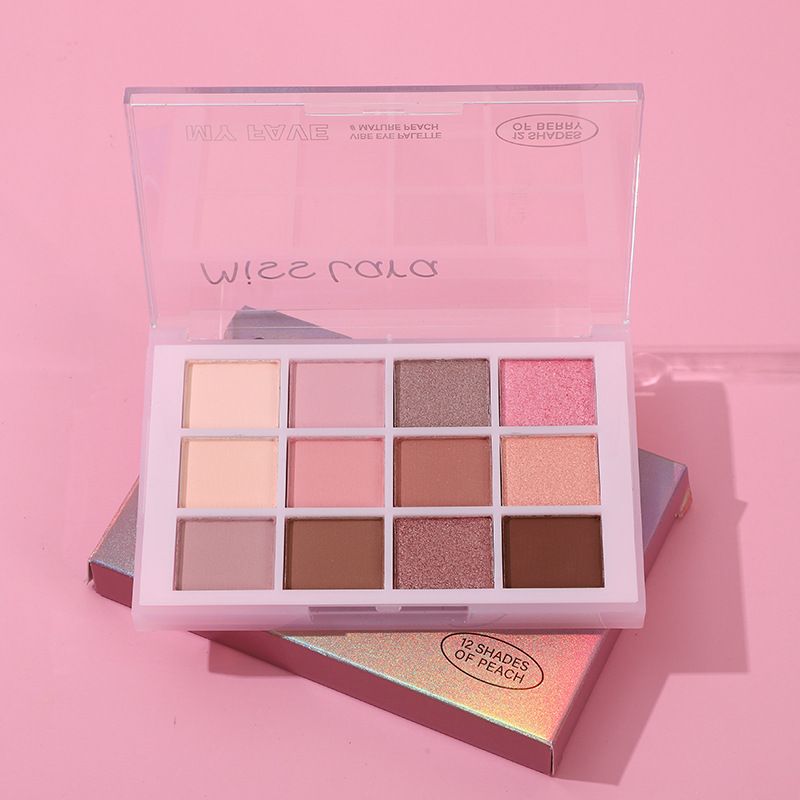 Auge Multi-farbe Matte Perle Rosa Braun Täglichen Vielseitig Lidschatten Platte Anfänger Student Party_voghion.com
