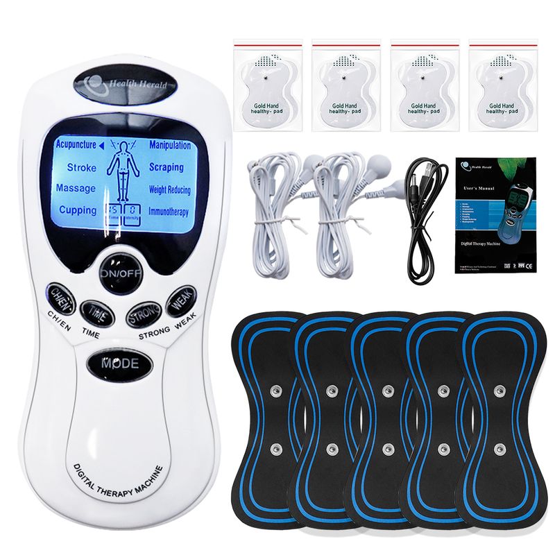 Muskels timulator ems Körper massage gerät Massage entspannen Nacken Rücken Schulter Hand Schmerz linderung Zehner Einheit digitale Therapie gerät_voghion.com