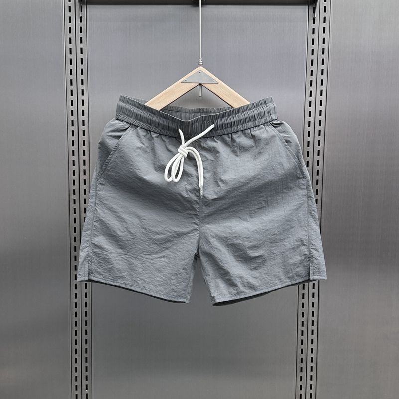 Herrenbekleidung Dünne und hübsche lässige Sporthosen für Herren Internet-Promi-Trendmarke Pi Shuai ins lockere, gerade Shorts, atmungsaktive Shorts_voghion.com