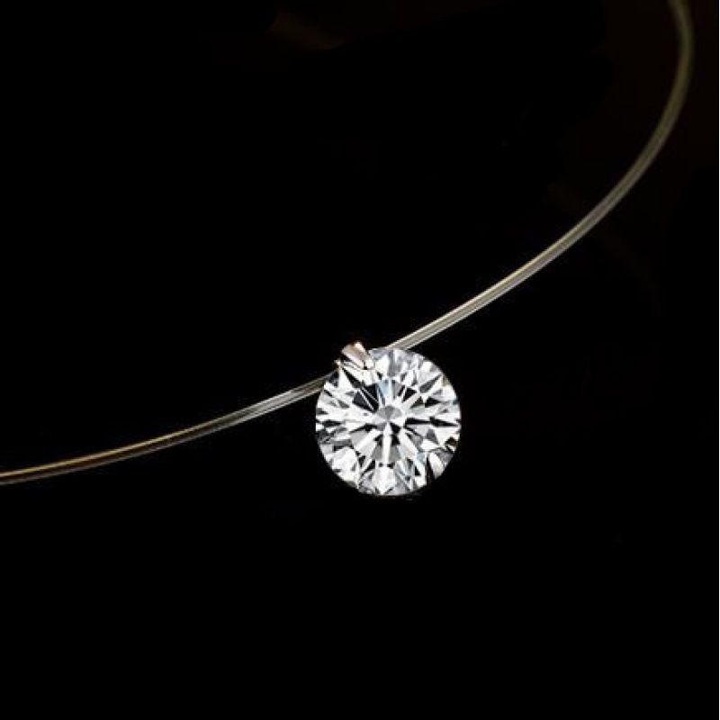 Mermaid Tears Necklace For Women Summer Light Luxury Niche High-end Clavicle Chain Zircon Fishbone Pendant Choker_voghion.com