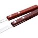 Outdoor Tableware 304 Stainless Steel Log Handle Steak Western Food Knife Fork Spoon Gift_voghion.com