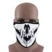 Kaou Skull Half Face veido kaukė Slidinėjimo riedlenčių snieglenčių motociklų dviračių apsauga_voghion.com
