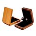 Ring Ohrring rotierenden Display schwarz Walnuss Holz Lagerung Hand Schmuck Box_voghion.com