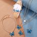 J5pcs/set all match niche hit fashion butterfly ladies belt watch set_voghion.com