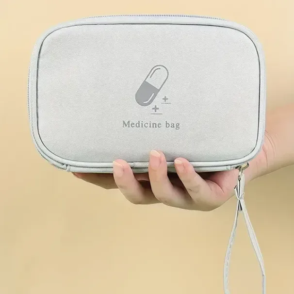 Erste-Hilfe-Tasche Tragbare Medizin Aufbewahrungsbox Notfall-Kits Pillen Paket Container Für Home Reise Büro_voghion.com