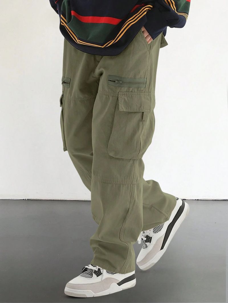 Herenkleding All Match Overalls Heren Street Trend High Street Casual Broeken_voghion.com