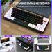 61 Keys Wired Film Keyboard Compact Color Matching Robotic Handheld Gaming Keyboard Portable Fit For Desktop Notebook_voghion.com