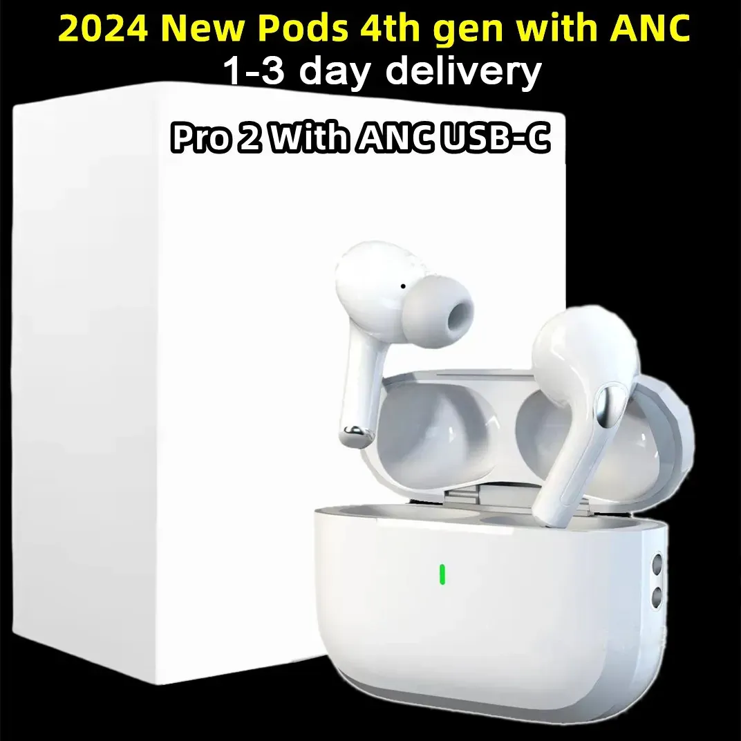 Tws Earbuds Pods 4. Generation Pro 2 mit ANC USB C Kabellose Bluetooth-Kopfhörer Pods 2. 3. Kopfhörer Freisprech-Headset USB-C_voghion.com