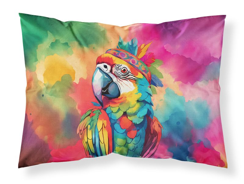 NEW Hippie Animal Parrot Standard Pillowcase Lightweight Super Soft Easy Care Decorative Artwork Pillowcase, Standard_voghion.com