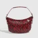 2025 New Adjustable Shoulder Strap Handbag Zipper Dumpling Snake Pattern Underarm Women's Bag Light Luxury_voghion.com