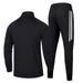 Sportbekleidungsset für Herren – Klassische 3-Streifen-Trainingsjacke und Jogginghose, bequemer Baumwollmix für Schule und Freizeit_voghion.com
