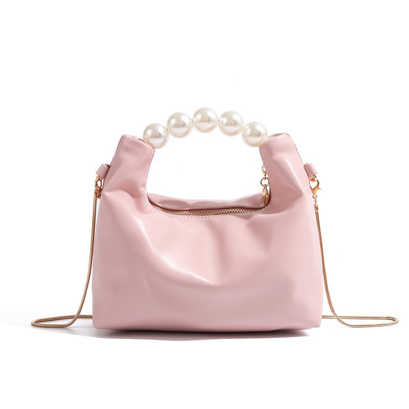 High end Pearl Handheld Bag for Women's 2024 New Mini Chain One Shoulder Crossbody Dumpling Bun_voghion.com