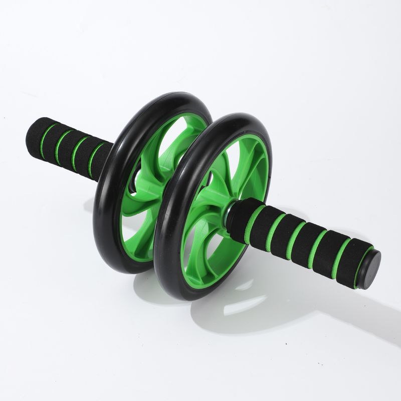 Double Non Rebound Abdominal Muscle Training Giant Wheel Home Sports Equipment_voghion.com