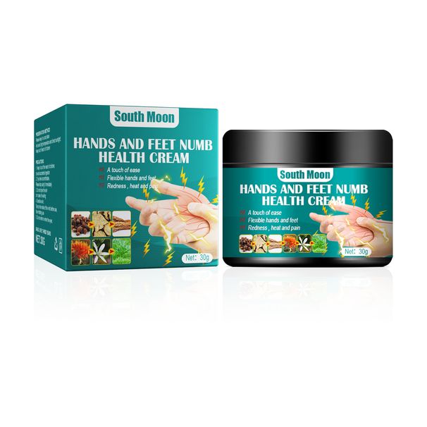 Crème de soin pour les mains et les pieds South Moon Soulage en douceur l'inconfort des mains et des pieds Répare le corps Appliquer la crème de soin de massage_voghion.com