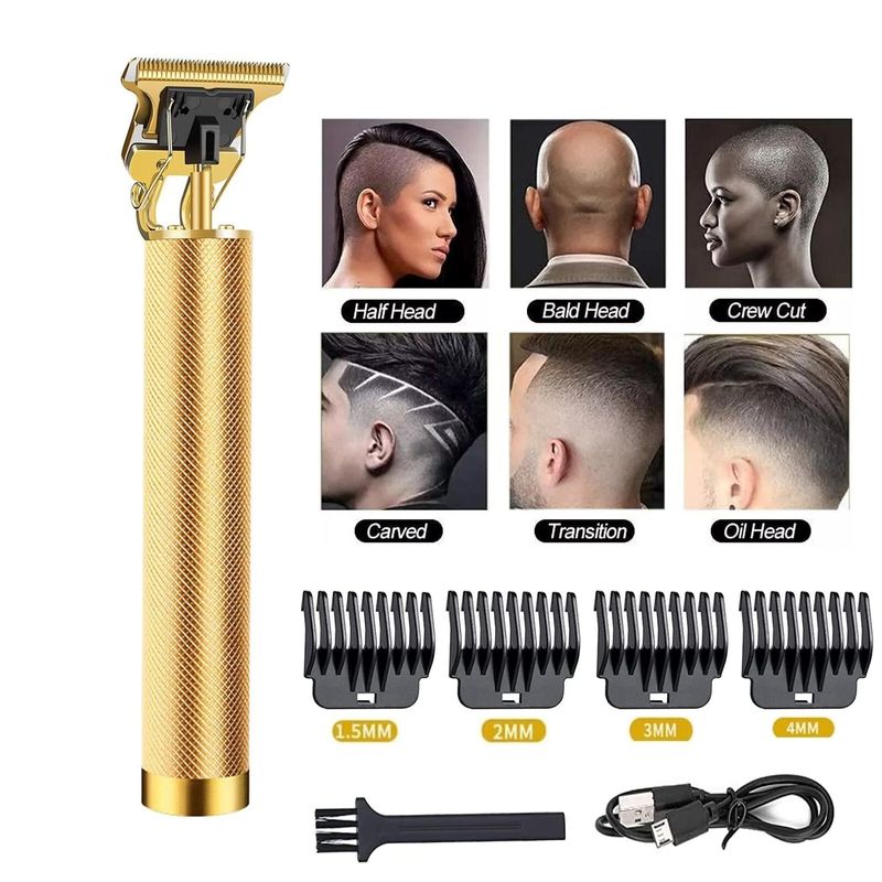 Professional Mens Hair Clippers Trimmers Machine Cordless Beard Electric Shavers_voghion.com