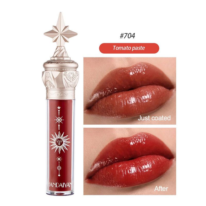 Beauty Care shop Little Star 2023 Stick Water Gloss Mirror Lip Glaze Student Affordable Li Female Small Brand Glass_voghion.com