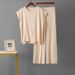 Women's Clothing Knitted Casual Suit Sleeveless Vest Sweater Wide Leg Pants Two Piece Suit_voghion.com