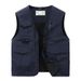 Schnelltrocknende Weste mit mehreren Taschen für Herren – Ärmellose Jacke zum Wandern und Angeln im Freien (M-6XL, leicht und atmungsaktiv)_voghion.com