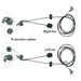 Bluetooth Intercom Type-C Interface Left And Right Ear In-Ear Headphones For EJEAS V4 Plus/V6PRO+ Motorcycle Referee_voghion.com