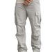 Men's Utility Cargo Pants – Military-Inspired Tactical Trousers With Multi-Pockets_voghion.com