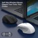 Souris sans fil Bluetooth double mode, rechargeable et silencieuse pour le jeu et l'e-sport, compatible avec les ordinateurs portables et tablettes Lenovo et HP._voghion.com