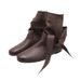 Unique Design Bowknot Ankle Flat Short Slimming Lace-up Martin Boots For Women_voghion.com