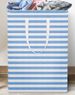 Lillian Cross-Border Foldable Moisture-Proof Striped Basket Home Laundry Hamper Clothes Toy Storage Bin_voghion.com