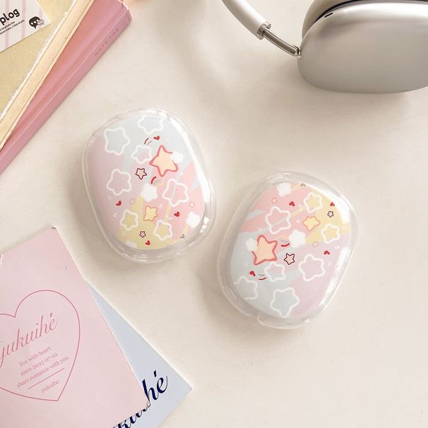 Primerno za zaščitni ovitek AirPods Max, barvni ovitek za slušalke v obliki zvezde_voghion.com