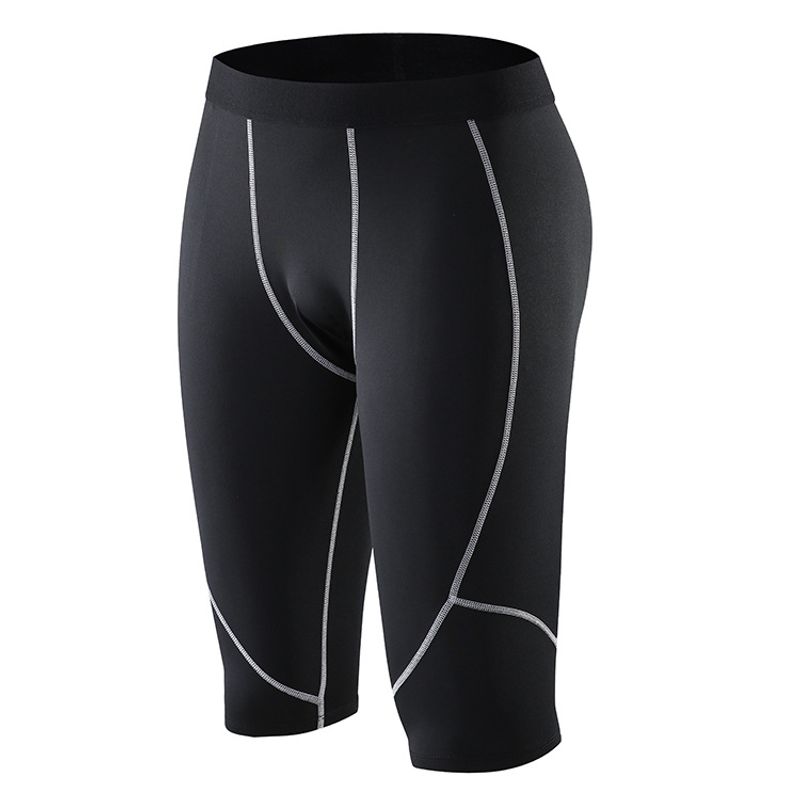 Men's clothing Summer sports leggings Running fitness training pants Men's and women's compression pants Basketball seven points_voghion.com