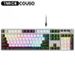 RGB Gaming Mechanical Keyboard – Aluminum Alloy Frame, Low-Noise Red Switches, Wired Backlit Keyboard With Volume Knob For PC/Mac/PS5 (Black)_voghion.com