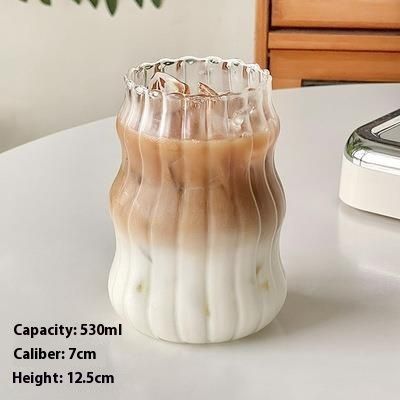 Internet berömda glas kaffe frukost mjölk ins vindis Amerikansk latte kopp, juice kall dryck drickskopp_voghion.com