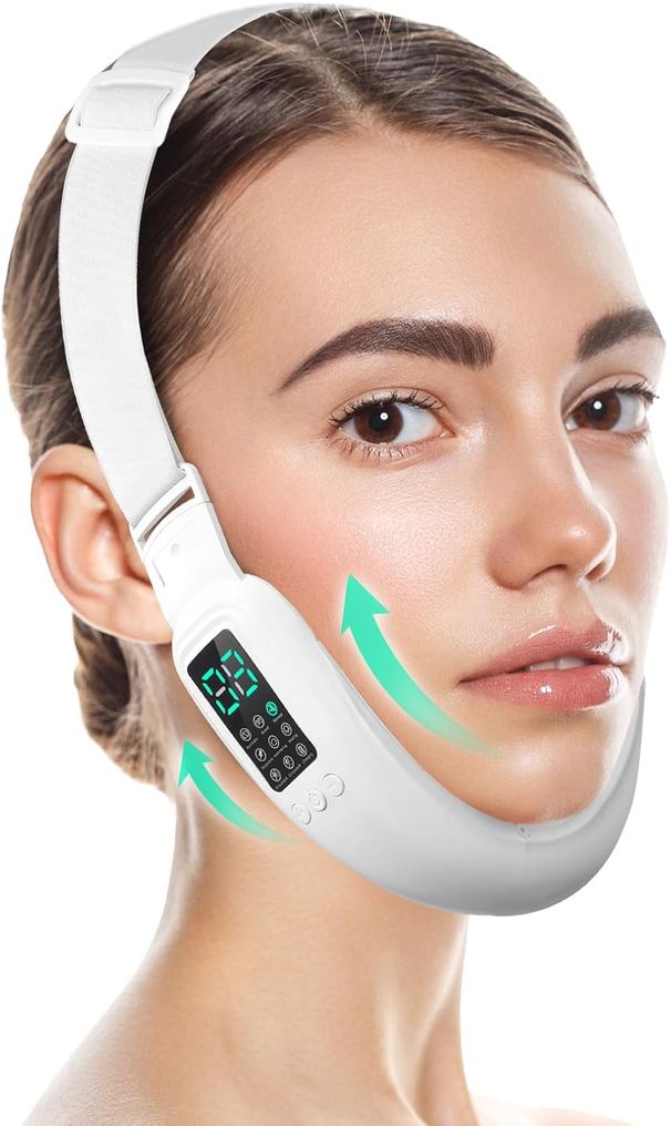 Intelligent Electric Double Chin And V-Shaped Face Machine With 8 Modes & 15 Adjustable Intensities - Women's V-Face Device_voghion.com