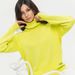 Women's Oversized High-Neck Sweater – Trendy Fall & Winter Pullover, Soft Viscose Blend, Drop Shoulder Sleeves, 8 Vibrant Colors For Casual_voghion.com