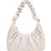 Xiaoxiangfeng women's new style solid color single shoulder strap magnetic buckle pleated armpit dumplings cloud bag_voghion.com