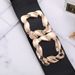 New fashion women's elastic wide waist seal with down jacket sweater dress elastic decorative belt_voghion.com