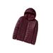 Men's Slim-Fit Hooded Short Puffer Jacket – Premium Cotton Fill, 12 Sophisticated Colors (Zippered Pockets, Modern Minimalist Style)_voghion.com